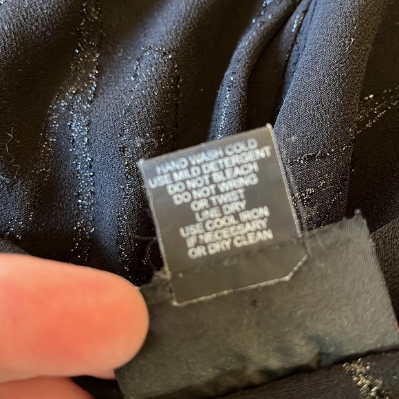 Vintage R&K Originals Women Size 18W Duster Dress Transparent Rhinestone Disco - Picture 16 of 16